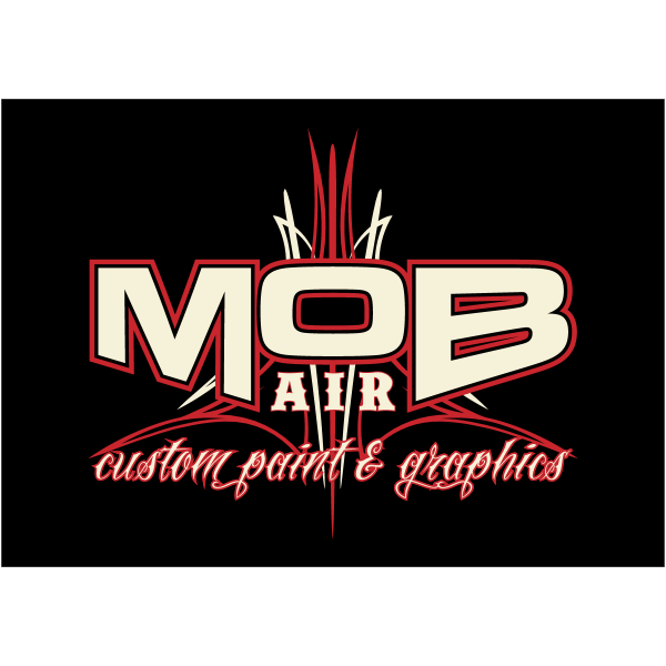 MOB Air Custom Paint & Graphics Logo ,Logo , icon , SVG MOB Air Custom Paint & Graphics Logo