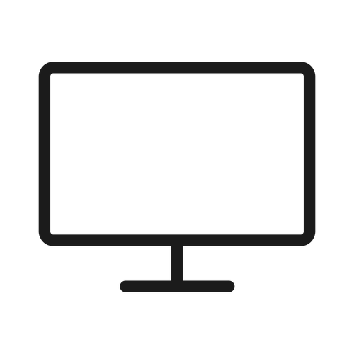 monitor ,Logo , icon , SVG monitor