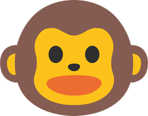 Monkey Emoji Logo ,Logo , icon , SVG Monkey Emoji Logo