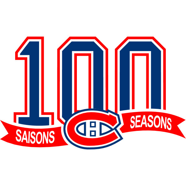 Montréal Canadiens 100ans Logo ,Logo , icon , SVG Montréal Canadiens 100ans Logo