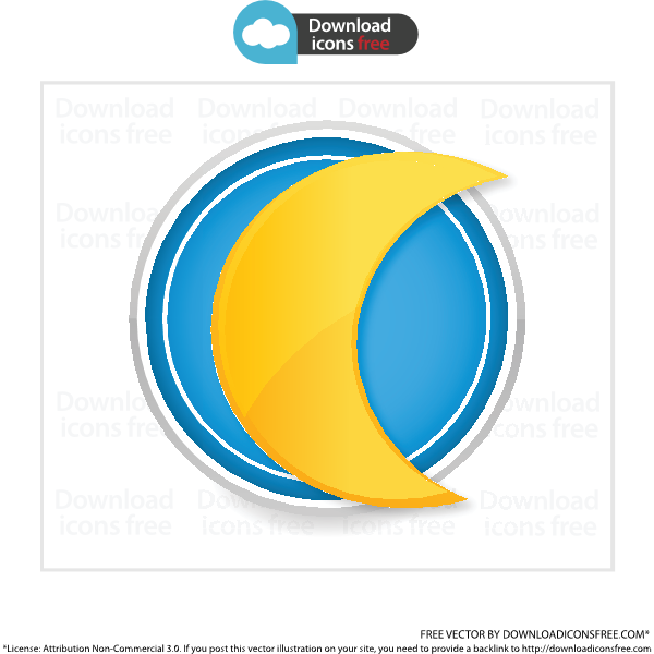 Moon Logo ,Logo , icon , SVG Moon Logo