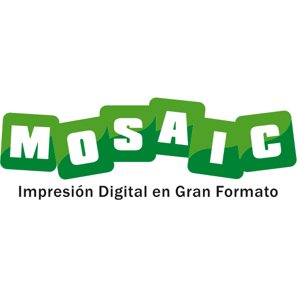 mosaic impresion digital Logo