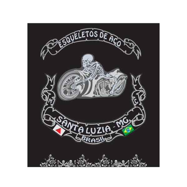 MOTOCLUBE ESQUELETOS DE AÇO Logo ,Logo , icon , SVG MOTOCLUBE ESQUELETOS DE AÇO Logo