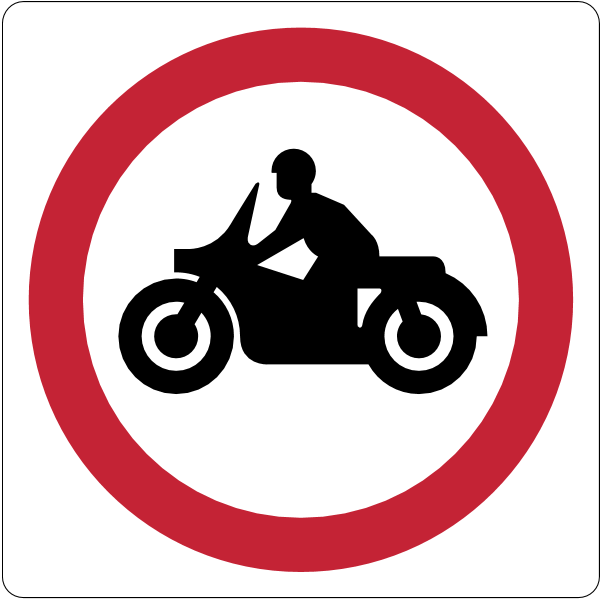 Motorcycles prohibit Logo ,Logo , icon , SVG Motorcycles prohibit Logo