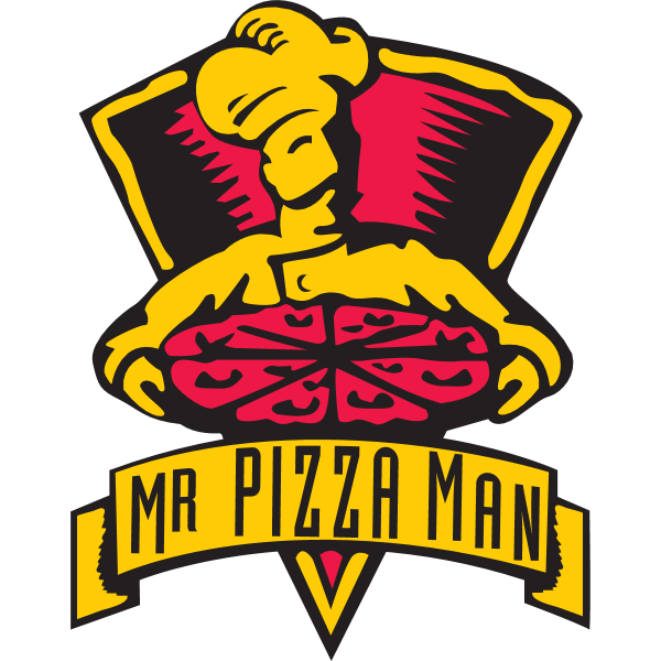 mr pizza man Logo