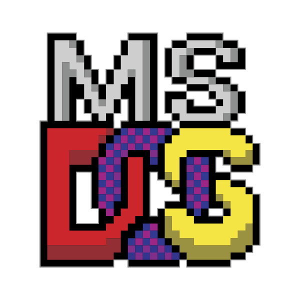 MS DOS Prompt ,Logo , icon , SVG MS DOS Prompt
