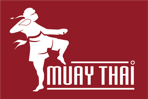 Muay Thai Kickboxer Logo
