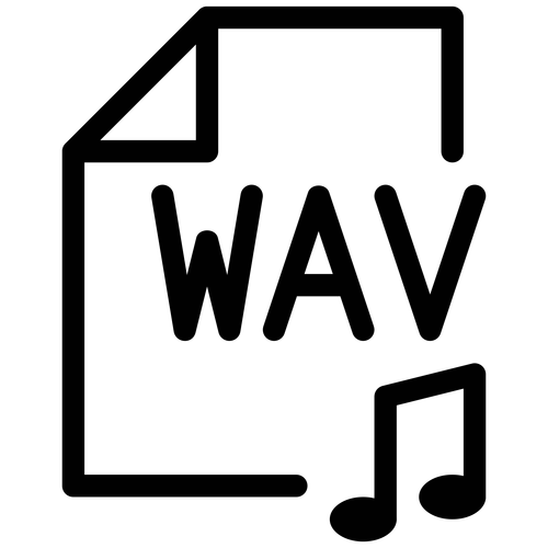 WAV ,Logo , icon , SVG WAV