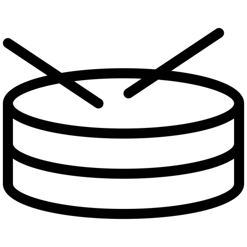 Drum ,Logo , icon , SVG Drum