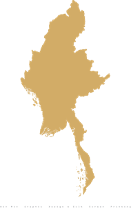 Myanmar Map Logo ,Logo , icon , SVG Myanmar Map Logo