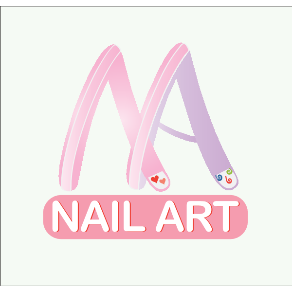 Nail Art Logo ,Logo , icon , SVG Nail Art Logo