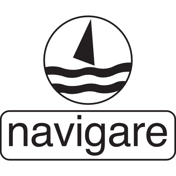Navigare Black White Logo ,Logo , icon , SVG Navigare Black White Logo