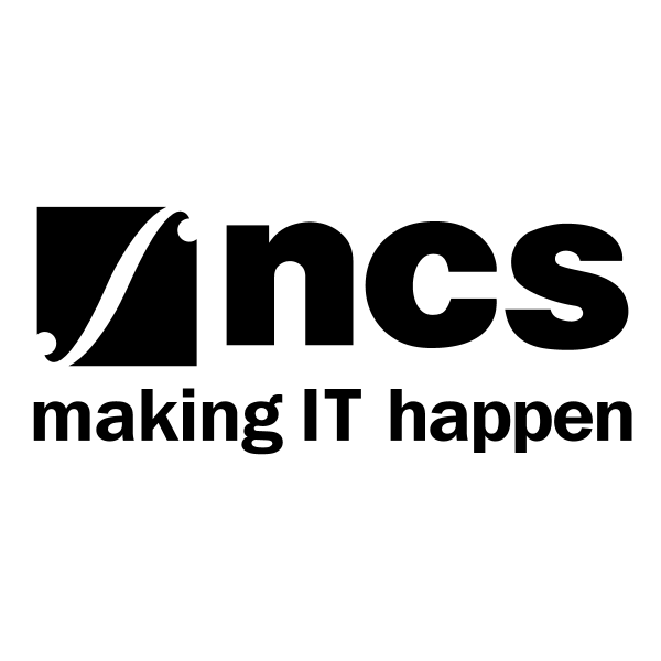 NCS monogram linked letters, creative typography logo icon Stock Vector |  Adobe Stock