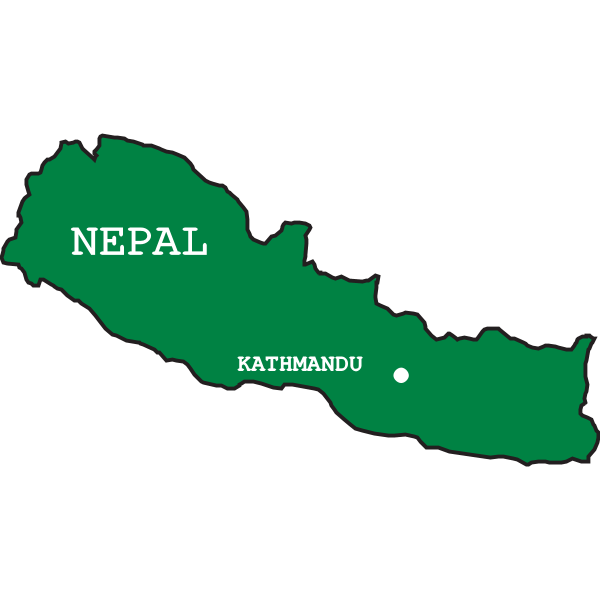 NEPAL MAP Logo ,Logo , icon , SVG NEPAL MAP Logo