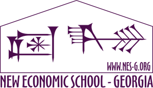 New Economic School Georgia Reversed Logo
