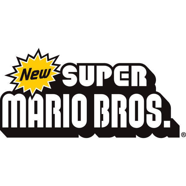 New Super Mario Bros ,Logo , icon , SVG New Super Mario Bros