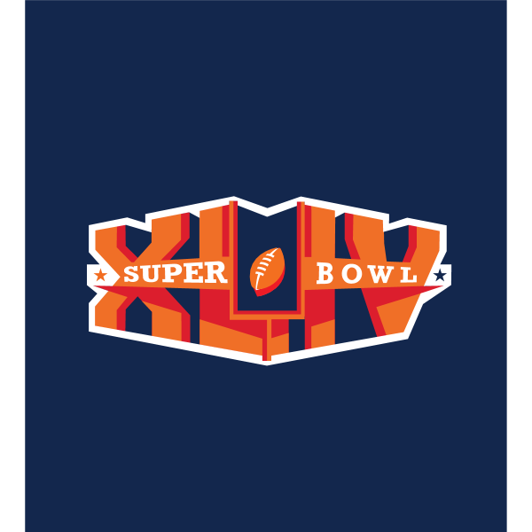 NFL Superbowl 44 (XLIV) Logo
