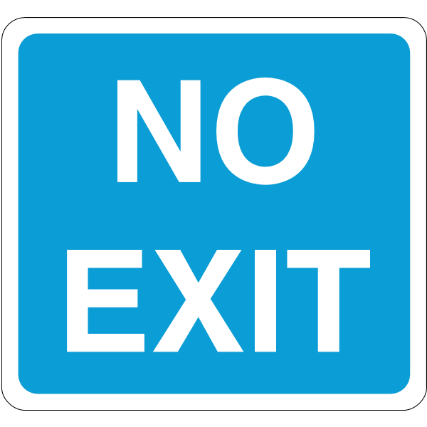 No exit Logo