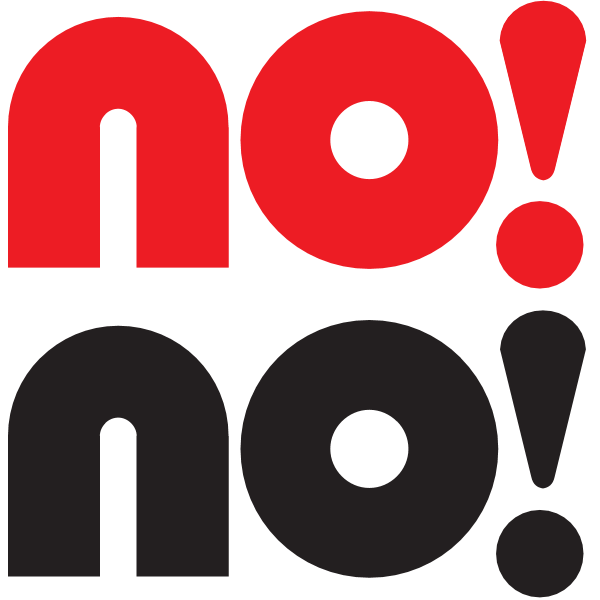 NO! NO! Logo ,Logo , icon , SVG NO! NO! Logo