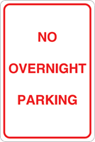 No overnight park Logo