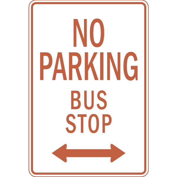 NO PARKING BUS STOP Logo ,Logo , icon , SVG NO PARKING BUS STOP Logo