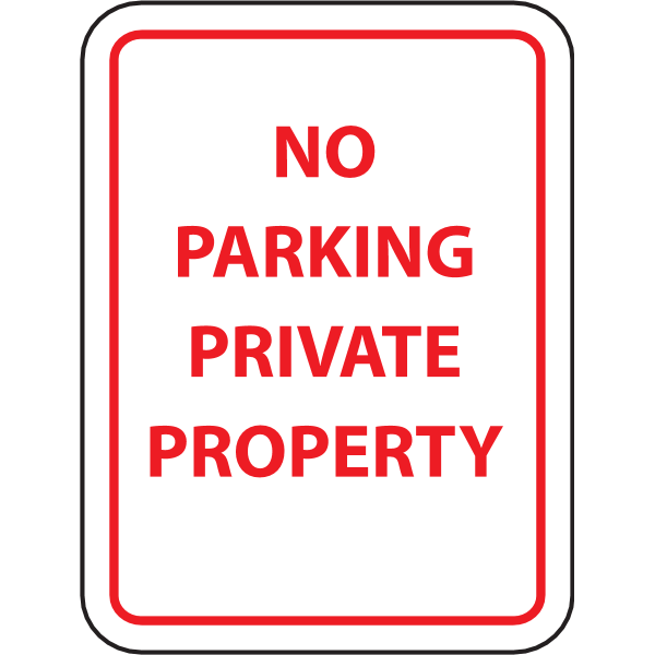 NO PARKING PRIVATE PROPERTY SIGN Logo ,Logo , icon , SVG NO PARKING PRIVATE PROPERTY SIGN Logo