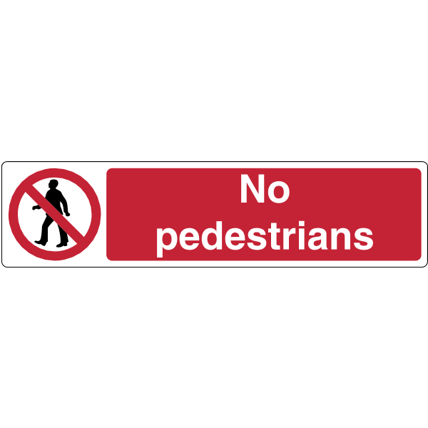 No pedestrians Logo ,Logo , icon , SVG No pedestrians Logo