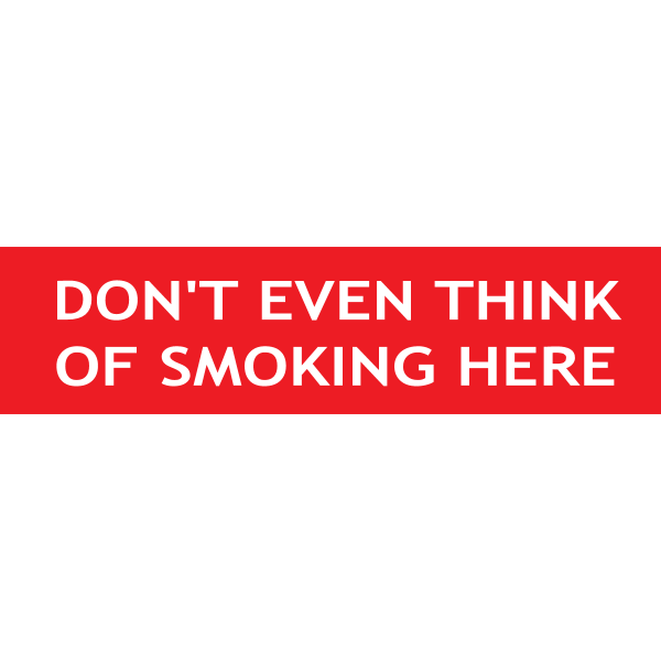 NO SMOKING WARNING SIGN Logo