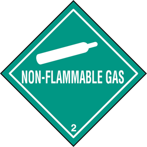 NON-FLAMMABLE GAS Logo ,Logo , icon , SVG NON-FLAMMABLE GAS Logo