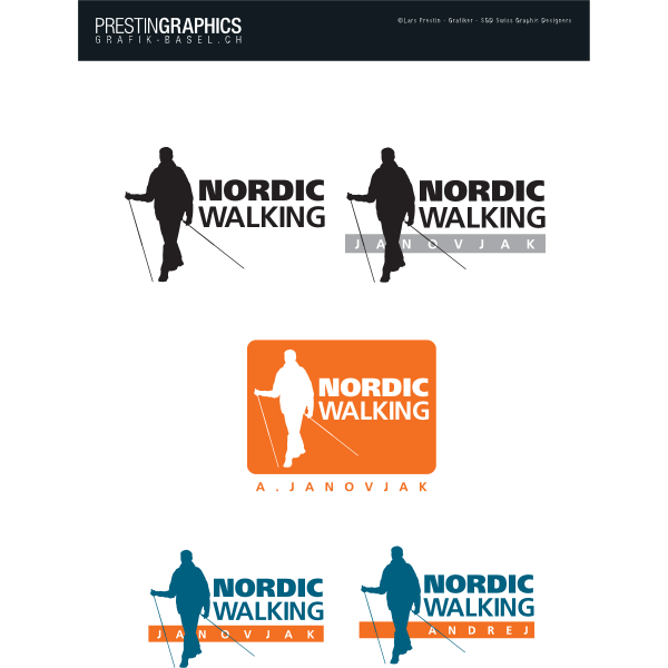 Nordic Walking Logo ,Logo , icon , SVG Nordic Walking Logo