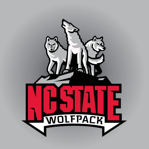 North Carolina State University 3 Wolves Logo ,Logo , icon , SVG North Carolina State University 3 Wolves Logo