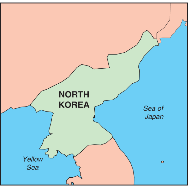 NORTH KOREA MAP Logo