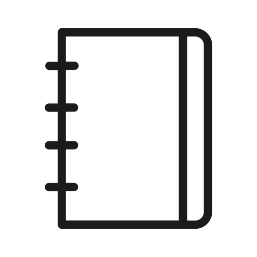 notebook ,Logo , icon , SVG notebook
