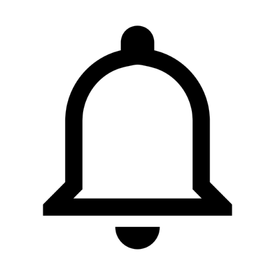 notifications outline ,Logo , icon , SVG notifications outline
