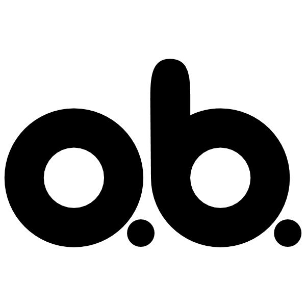 o b ,Logo , icon , SVG o b
