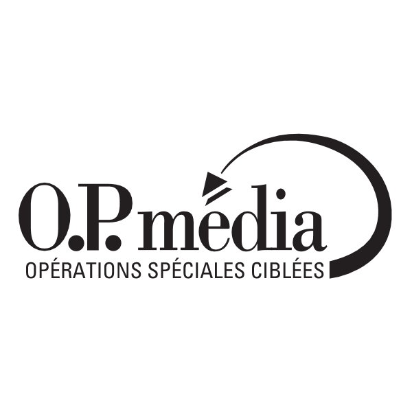 O.P. media Logo ,Logo , icon , SVG O.P. media Logo