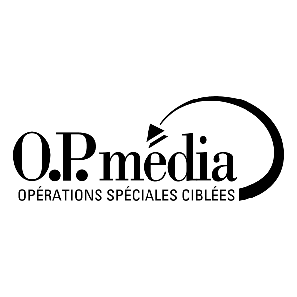 O P media ,Logo , icon , SVG O P media