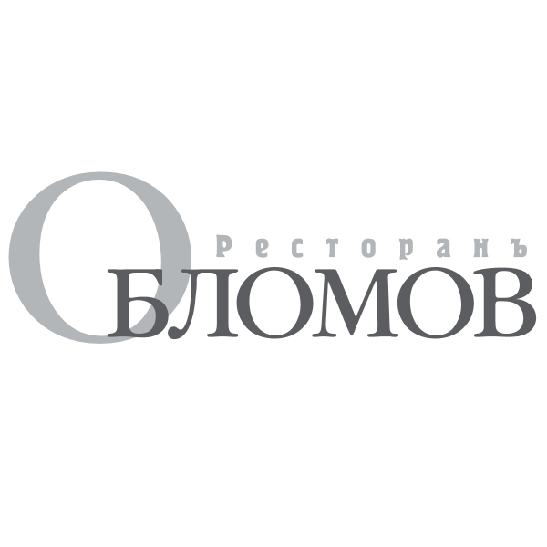 Oblomov Restaurant Logo ,Logo , icon , SVG Oblomov Restaurant Logo