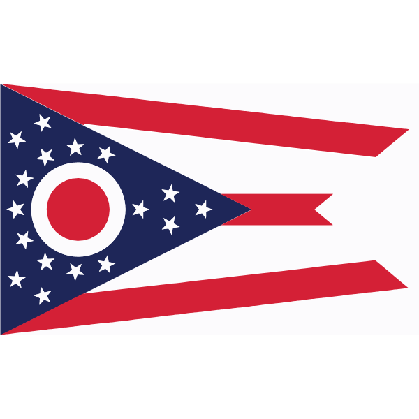 Ohio Flag ,Logo , icon , SVG Ohio Flag