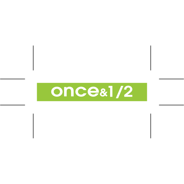once & 1/2 Logo
