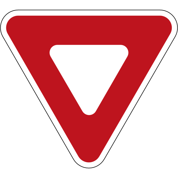 Ontario road sign Ra-2