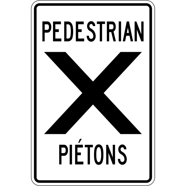 Ontario road sign Ra-4 (B)