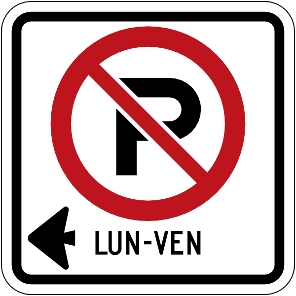 Ontario road sign Rb-51AL (F)