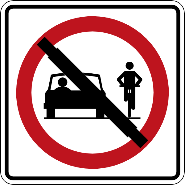 Ontario road sign Rb-66