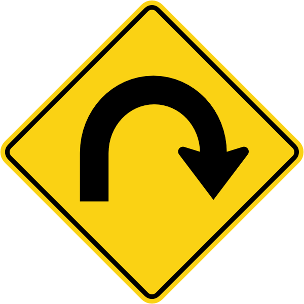 Ontario road sign Wa-10R