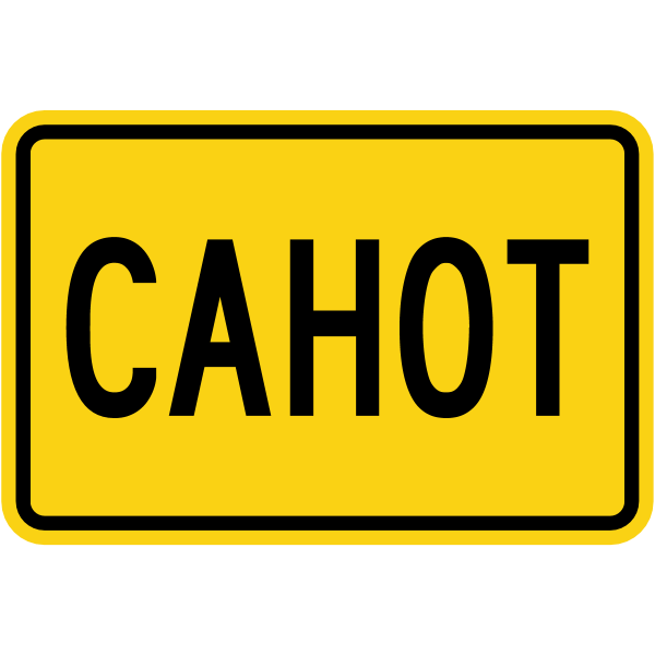 Ontario road sign Wa-22t (F)