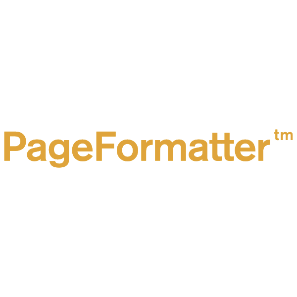 PageFormatter ,Logo , icon , SVG PageFormatter