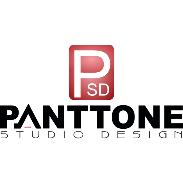 Panttone Studio Design Logo