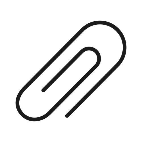 paper clip ,Logo , icon , SVG paper clip