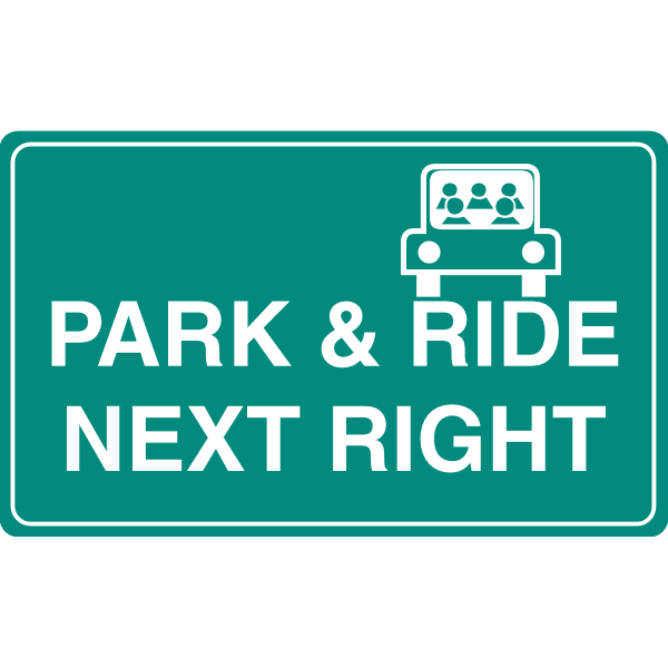 PARK AND RIDE SIGN Logo ,Logo , icon , SVG PARK AND RIDE SIGN Logo